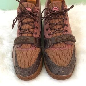 Nike Men's Travis Scott X Air Trainer 1 SP Chocolate Textile Sneakers Size 13